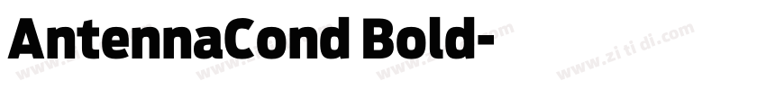 AntennaCond Bold字体转换